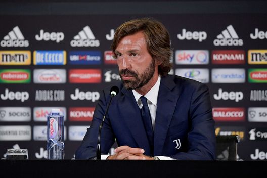 TURIN, ITALY - JULY 31: Andrea Pirlo during the press conference of the unveiling of Andrea Pirlo as new U23 team coach at Allianz Stadium on July 31, 2020 in Turin, Italy. (Photo by Daniele Badolato - Juventus FC/Juventus FC via Getty Images) TURIN, ITALY - JULY 31: Andrea Pirlo during the press conference of the unveiling of Andrea Pirlo as new U23 team coach at Allianz Stadium on July 31, 2020 in Turin, Italy. (Photo by Daniele Badolato - Juventus FC/Juventus FC via Getty Images)