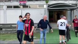 Memorial Claudio Lippi, l’ingresso di Inzaghi e Ambrosini | VIDEO PM