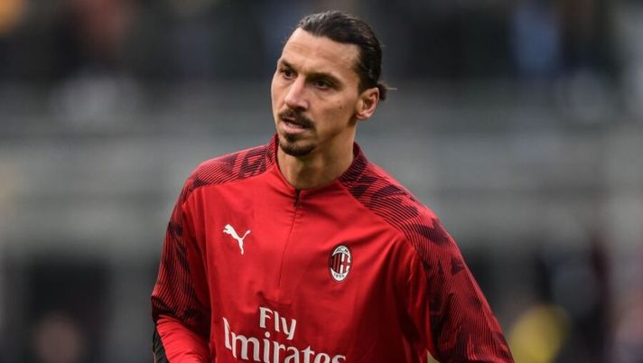 AC Milan's Swedish forward Zlatan Ibrahimovic warms up prior to the Italian Serie A football match AC Milan vs Sampdoria on January 6, 2020 at the San Siro stadium in Milan. (Photo by Miguel MEDINA / AFP) (Photo by MIGUEL MEDINA/AFP via Getty Images) Milan, la gestione di Ibrahimovic per questa giornata al fantacalcio - immagine 1