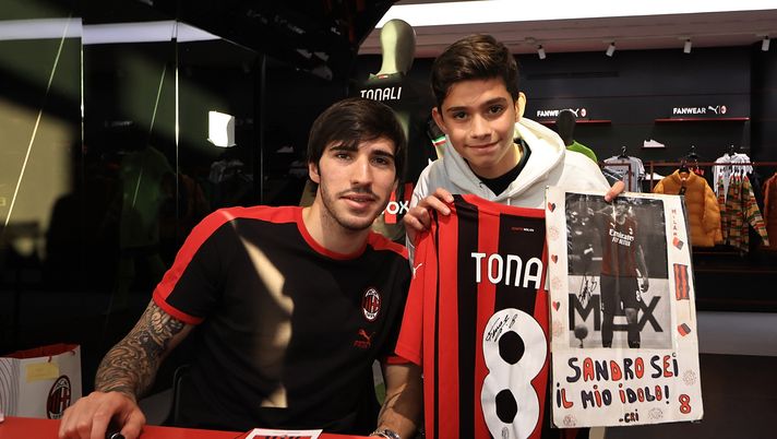 Milan, Tonali incontra i tifosi nel segno della sostenibilità (VIDEO) (foto acmilan)