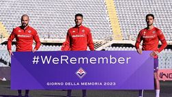 FOTO – Giornata della Memoria: l’omaggio della Fiorentina