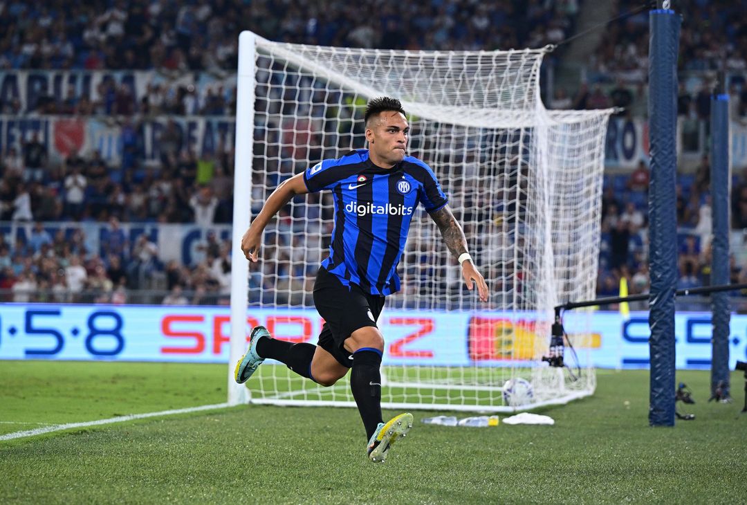 Lautaro esulta dopo il pareggio