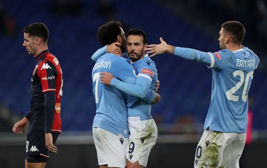 Pedro, Felipe Anderson e Zaccagni Pedro, Felipe Anderson e Zaccagni