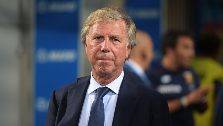 REGGIO NELL'EMILIA, ITALY - SEPTEMBER 02: President of Genoa CFC Enrico Preziosi attends the serie A match between US Sassuolo and Genoa CFC at Mapei Stadium - Citta' del Tricolore on September 2, 2018 in Reggio nell'Emilia, Italy. (Photo by Pier Marco Tacca/Getty Images) REGGIO NELL'EMILIA, ITALY - SEPTEMBER 02: President of Genoa CFC Enrico Preziosi attends the serie A match between US Sassuolo and Genoa CFC at Mapei Stadium - Citta' del Tricolore on September 2, 2018 in Reggio nell'Emilia, Italy. (Photo by Pier Marco Tacca/Getty Images)