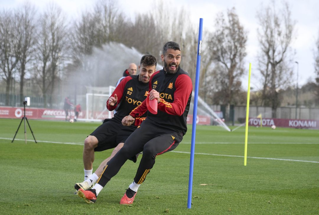 Roma, la rifinitura alla vigilia del Brighton – FOTOGALLERY - immagine 14