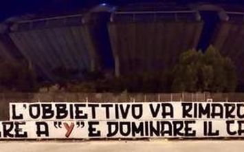 Striscioni Il Bari Non Va A Giocare Il Derby A Foggia Ma Sul Campo Della Y La Lettera Del Ripescaggio Dei Rivali Derbyderbyderby