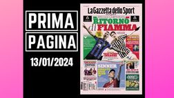 Prima pagina Gazzetta dello Sport: Milan, Cardinale e Ibra per la scossa