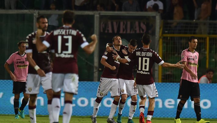 PALERMO, ITALY - OCTOBER 17:  Adem Ljajic of Torino his celebrates after scoring his team's second goal during the Serie A match between US Citta di Palermo and FC Torino at Stadio Renzo Barbera on October 17, 2016 in Palermo, Italy.  (Photo by Tullio M. Puglia/Getty Images) 