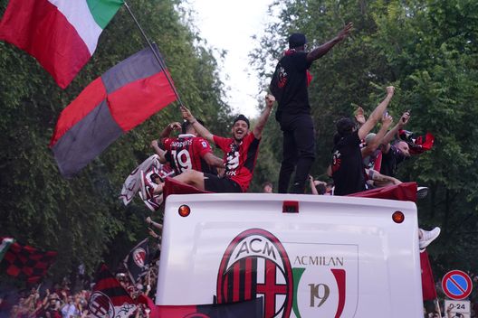 (Photo by Pier Marco Tacca/AC Milan via Getty Images) MILAN PREMIATO IN REGIONE LOMBARDIA