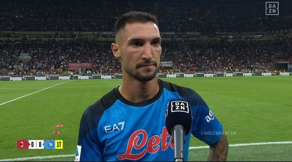 Politano a DAZN: “Dobbiamo mantenere di più la palla! Gara equilibrata” Politano a DAZN: “Dobbiamo mantenere di più la palla! Gara equilibrata” - immagine 1