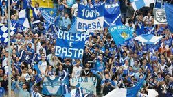 Brescia, 2000 tifosi a Verona