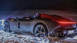 Bolidi di traverso sulla neve, le Dolomiti sullo sfondo: c’è un (noto) padovano dietro al seguitissimo Powerslidelover