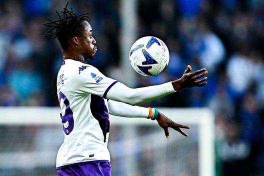 GENOA, ITALY - NOVEMBER 06: Christian Kouamé of Fiorentina is seen in action reacts during the Serie A match between UC Sampdoria and ACF Fiorentina at Stadio Luigi Ferraris on November 6, 2022 in Genoa, Italy. (Photo by Simone Arveda/Getty Images) Graziani: “Kouamé favorito dall’assenza di Sottil. Jovic un corpo estraneo”- immagine 2