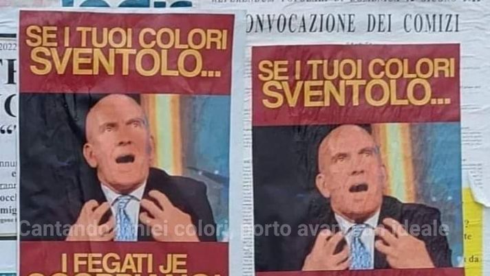 Roma campione, spuntano i santini sfottò per Di Canio: “I fegati je scoppiano” Roma campione, spuntano i santini sfottò per Di Canio: “I fegati je scoppiano” - immagine 1