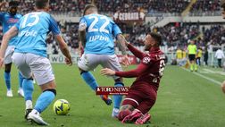 Torino-Napoli 0-4, il tabellino: un cartellino giallo per parte