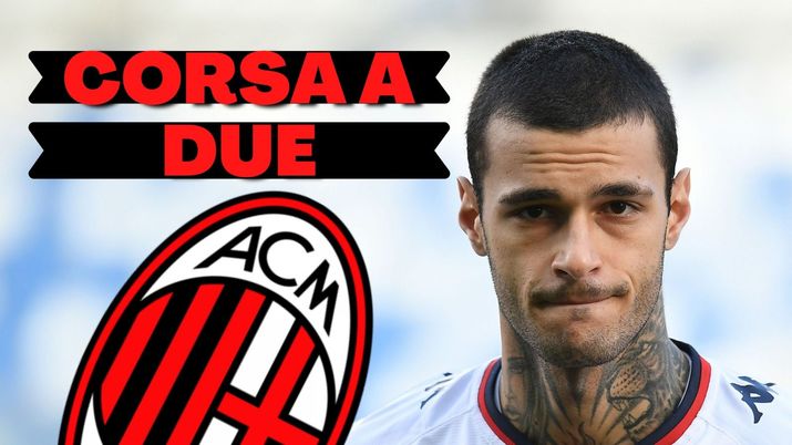 Gianluca Scamacca (attaccante Genoa), obiettivo di calciomercato del Milan | AC Milan News (Getty Images) 