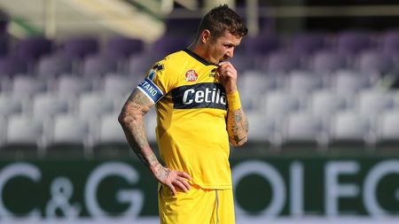 FLORENCE, ITALY - MARCH 07: Juraj Kucka of Parma Calcio in action during the Serie A match between ACF Fiorentina  and Parma Calcio at Stadio Artemio Franchi on March 7, 2021 in Florence, Italy.  (Photo by Gabriele Maltinti/Getty Images)