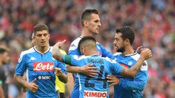 Napoli, che tris ai campioni d’Europa del Liverpool! Insigne, Milik e Younes i marcatori azzurri