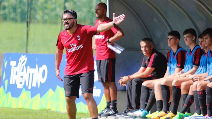 Gennaro Gattuso, Milan Primavera (credits acmilan.com) 