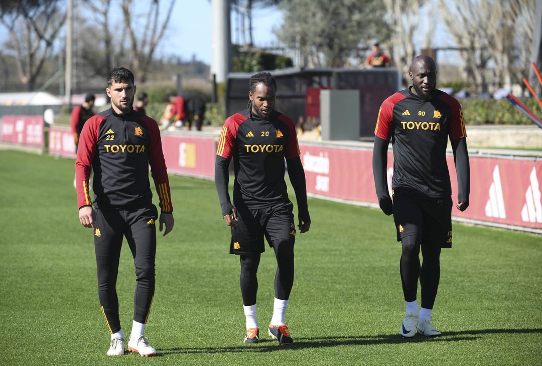 Roma, la rifinitura alla vigilia della gara con il Feyenoord – FOTOGALLERY - immagine 42