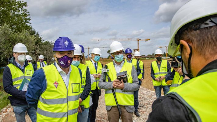 Bagno a Ripoli (FI), visita organizzata per la stampa nel Viola Park, accompagnati da Rocco Commisso, Joseph Commisso, Joe Barone e l'architetto Marco Casamonti 2021-05-18 © Niccolò Cambi/Massimo Sestini Bagno a Ripoli (FI), visita organizzata per la stampa nel Viola Park, accompagnati da Rocco Commisso, Joseph Commisso, Joe Barone e l'architetto Marco Casamonti 2021-05-18 © Niccolò Cambi/Massimo Sestini