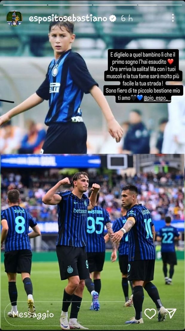 Esposito, il post commovente di Sebastiano: “Fiero di te. Con i tuoi muscoli e…”- immagine 2