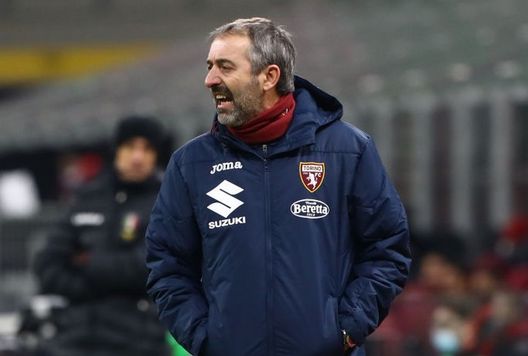 MILAN, ITALY - JANUARY 09: Marco Giampaolo, Head Coach of Torino F.C. reacts during the Serie A match between AC Milan and Torino FC at Stadio Giuseppe Meazza on January 09, 2021 in Milan, Italy. Sporting stadiums around Italy remain under strict restrictions due to the Coronavirus Pandemic as Government social distancing laws prohibit fans inside venues resulting in games being played behind closed doors. (Photo by Marco Luzzani/Getty Images) MILAN, ITALY - JANUARY 09: Marco Giampaolo, Head Coach of Torino F.C. reacts during the Serie A match between AC Milan and Torino FC at Stadio Giuseppe Meazza on January 09, 2021 in Milan, Italy. Sporting stadiums around Italy remain under strict restrictions due to the Coronavirus Pandemic as Government social distancing laws prohibit fans inside venues resulting in games being played behind closed doors. (Photo by Marco Luzzani/Getty Images)