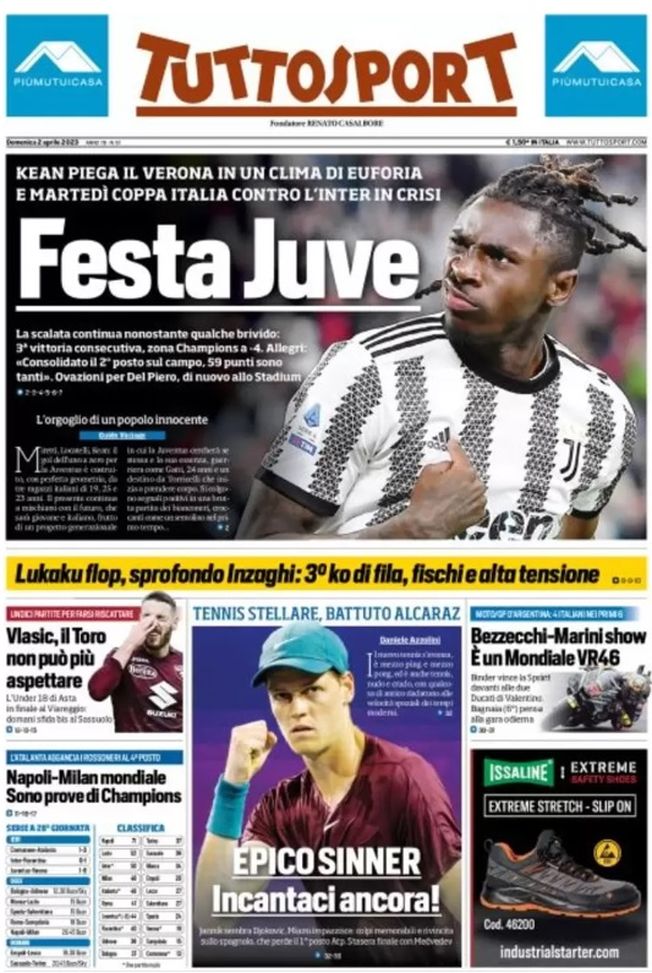 EDICOLA TS – Lukaku flop, sprofondo Inzaghi: Inter, fischi e alta tensione - immagine 1