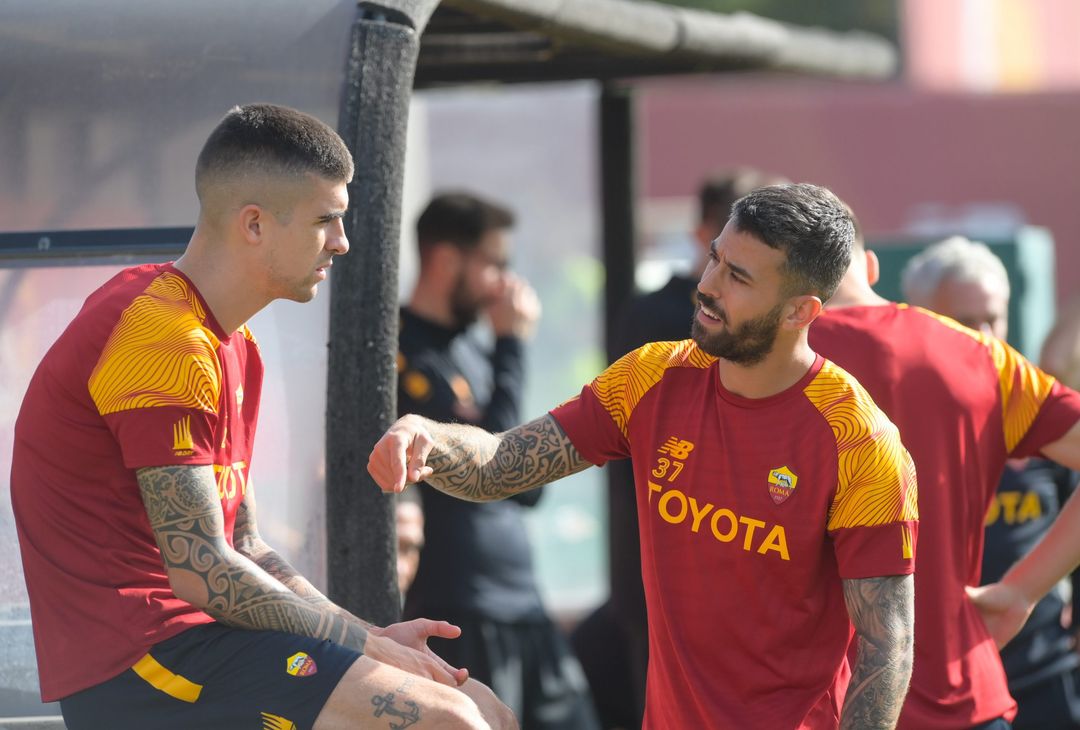 Trigoria, la rifinitura prima della partenza per Helsinki – FOTO GALLERY- immagine 1