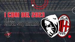 Milan, i nuovi cori della Curva Sud tra amore e sfottò | Top Video 2023
