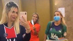 Capitana delle wags, il gesto di Wanda per accogliere Pilar e Sergio Ramos al Psg