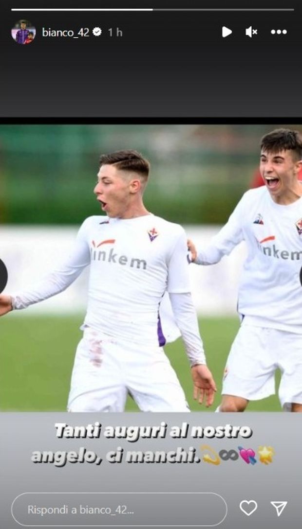 FOTO – Bianco ricorda Guerini: “Auguri angelo, ci manchi”- immagine 2