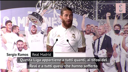 VIDEO Liga, Real Madrid campione di Spagna. Sergio Ramos: “Ecco a chi dedico il successo”