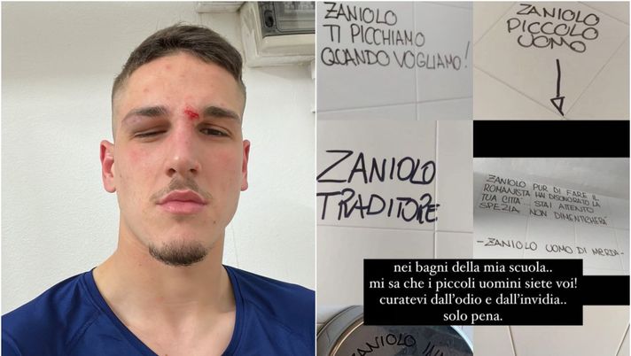 Zaniolo, insulti e minacce nei bagni della scuola della sorella: “Sei un infame” - immagine 1