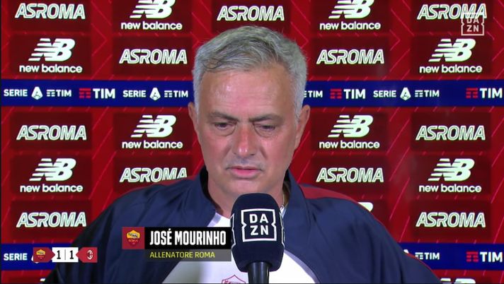 Roma-Milan, Mourinho: “Pari ingiusto, due punti persi. Ma più orgoglioso che triste” - immagine 1