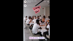 VIDEO Taranto-Palermo, i rosanero a pranzo in Puglia: le immagini