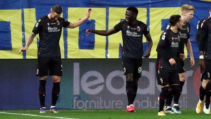 Parma-Bologna, Barrow: &#8220;Gol di testa mancava da tempo, felice per la squadra. Prima punta? Mihajlovic mi ha detto una cosa&#8221; 