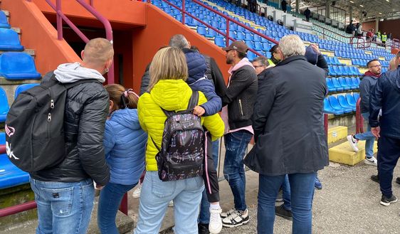 FOTO Como-Palermo, l’ex rosa Lazaar allo stadio “Giuseppe Sinigaglia” Palermo