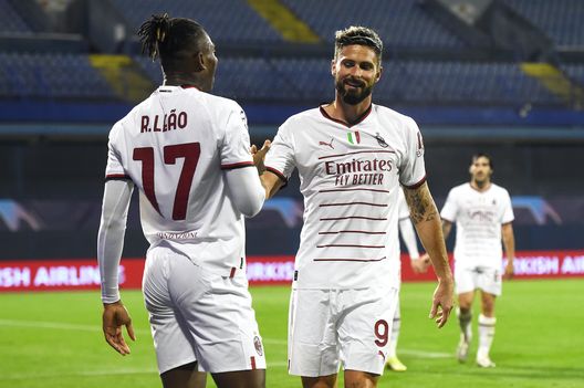Leao Giroud AC Milan Dinamo Zagabria-Milan 0-4 Champions League 2022-2023