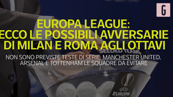 VIDEO Europa League, rischio derby per Milan e Roma? Ecco le possibili avversarie delle italiane agli ottavi