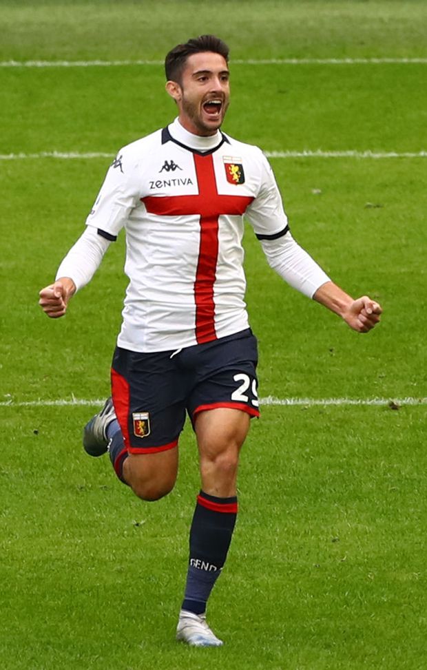 Francesco Cassata in gol a San Siro contro il Milan (Photo by Marco Luzzani/Getty Images) Francesco Cassata in gol a San Siro contro il Milan (Photo by Marco Luzzani/Getty Images)