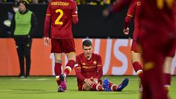 Infortunio Mancini: il ginocchio mette in ansia la Roma (VIDEO)