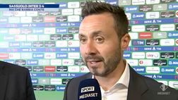 Sassuolo, De Zerbi: “Avremmo voluto dedicare una vittoria a Squinzi. Di certo…”
