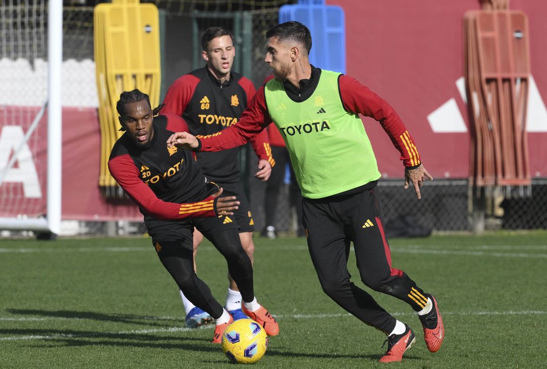 Roma, l’ultimo allenamento pima della Cremonese – FOTOGALLERY - immagine 4