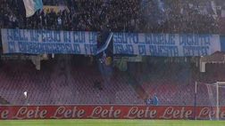 Grandissima solidarietà del pubblico del San Paolo che ha voluto omaggiare Fabio Quagliarella