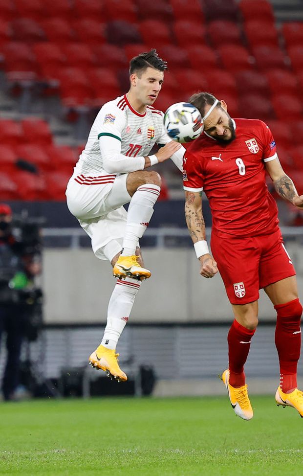 Dominik Szoboszlai contro la Serbia (Photo by Laszlo Szirtesi/Getty Images) Dominik Szoboszlai contro la Serbia (Photo by Laszlo Szirtesi/Getty Images)