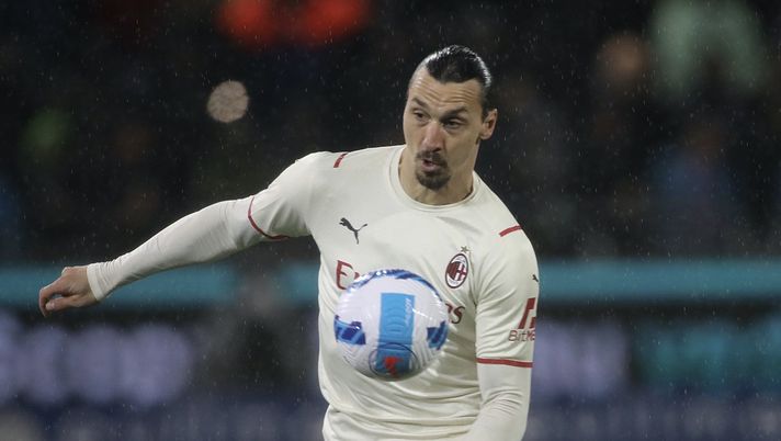 Zlatan Ibrahimovic AC Milan Cagliari-Milan 0-1 Serie A 2021-2022
