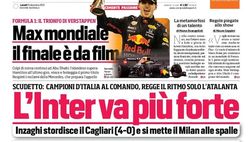 Prima Pagina, Corriere dello Sport: “L’Inter va più forte. Inciampa il Napoli”