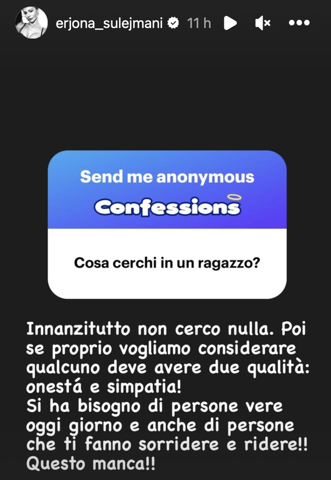 Erjona Sulejmani: “Cosa cerco in un uomo? Nulla, ma se proprio devo dirlo…”- immagine 2