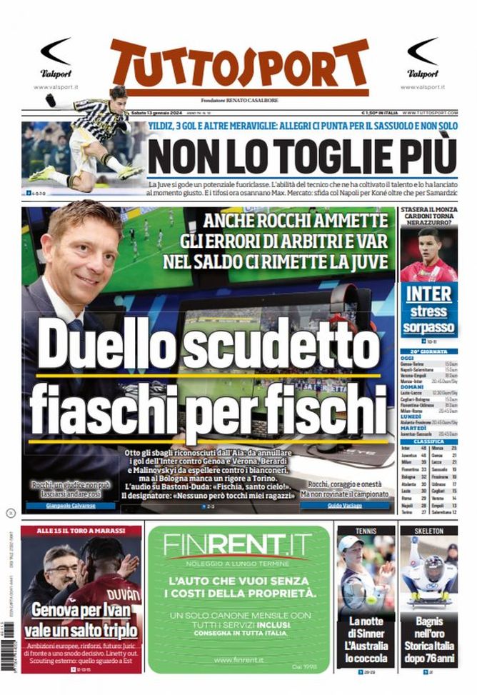 EDICOLA TS – Inter, stress sorpasso. Stasera il Monza, Carboni torna nerazzurro? - immagine 1